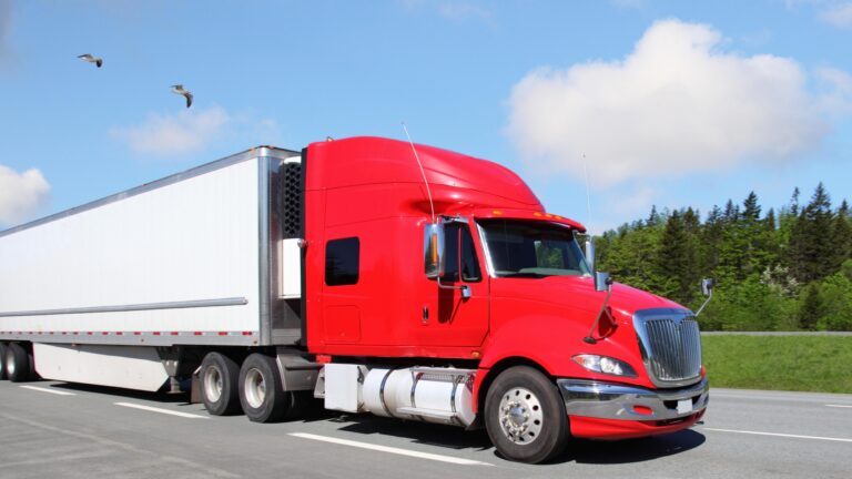 Van mockup isolated concept, Truck mock up